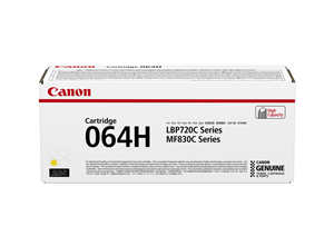 Original Canon 064H Yellow High Capacity Toner Cartridge 4932C001