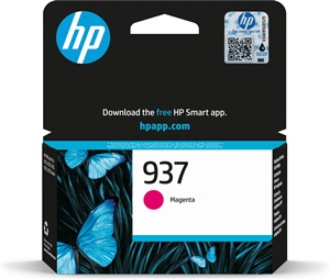 Original HP 937 Magenta Inkjet Cartridge 4S6W3NE