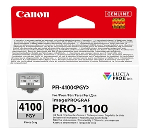 Original Canon PFI-4100PGY Photo Grey Inkjet Cartridge 6784C001