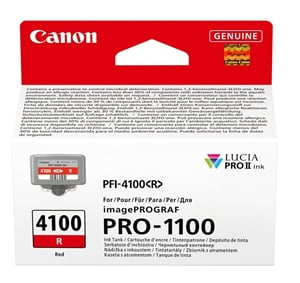 Original Canon PFI-4100R Red Inkjet Cartridge 6785C001