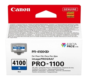 Original Canon PFI-4100B Blue Inkjet Cartridge 6786C001