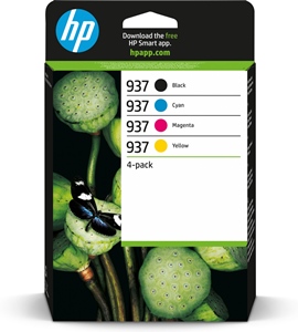 HP Original 937 Four Colour Inkjet Multipack 6C400NE