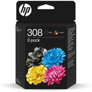 Original HP 308 Black &amp; Tri-Colour Ink Cartridge Multipack 6L6S6UE