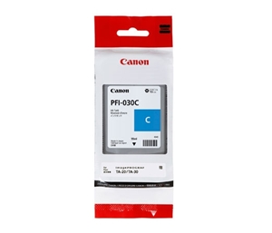 Original Canon PFI-030C Cyan Inkjet Cartridge 3490C001