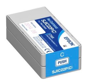 Epson Original SJIC22P(C) Cyan Ink Cartridge C33S020602