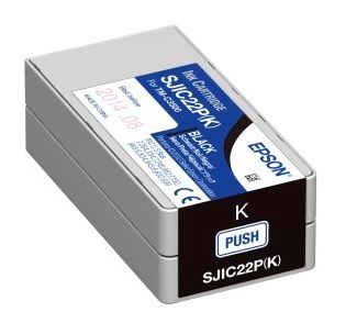 Original Epson SJIC22P(K) Black Ink Cartridge C33S020601