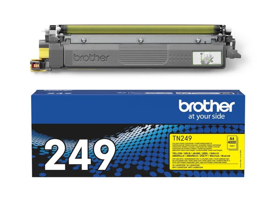 Original Brother TN-249Y Yellow Toner Cartridge