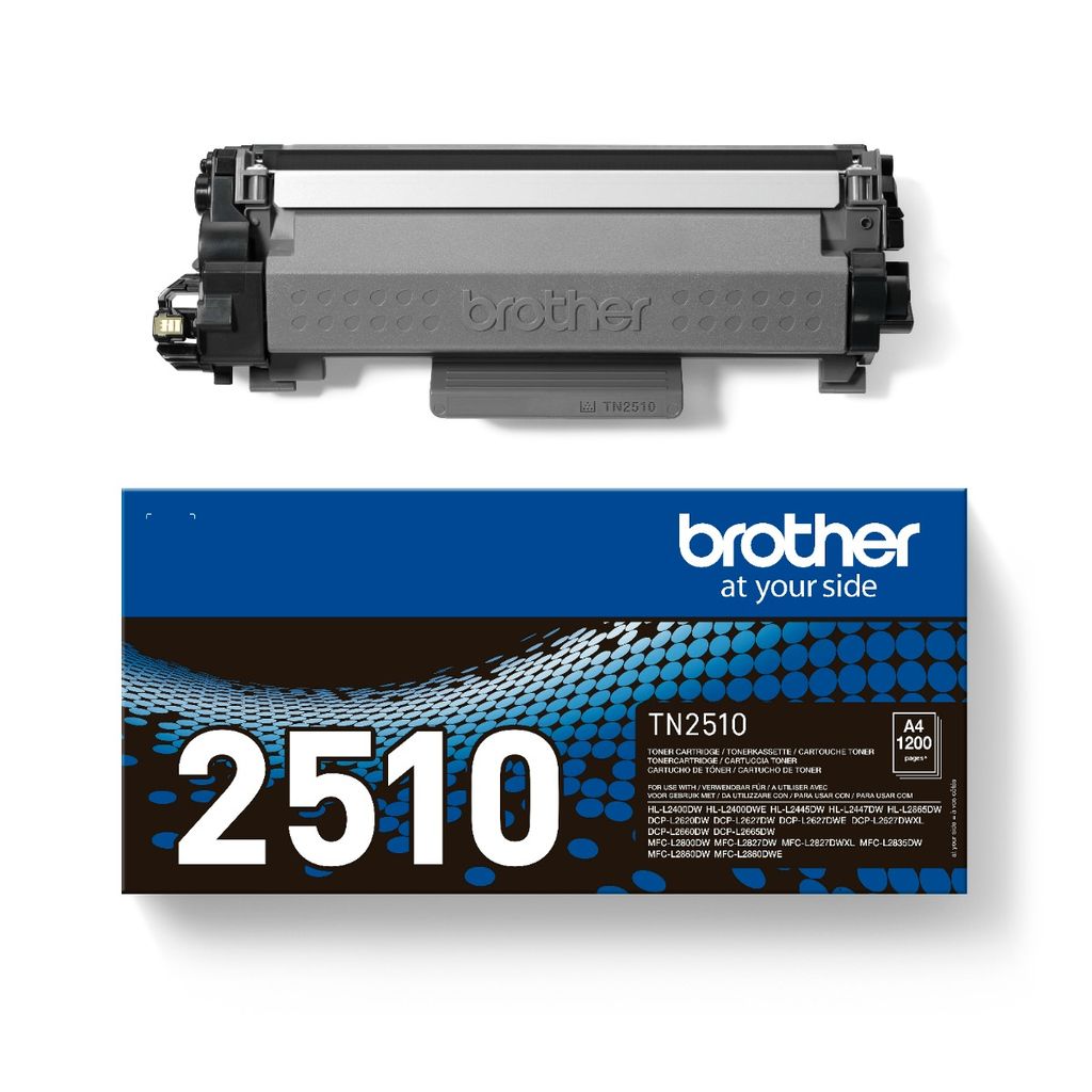 Original Brother TN-2510 Black Toner Cartridge