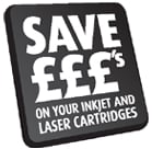 Save £££ on your inkjet and Laser Cartridges